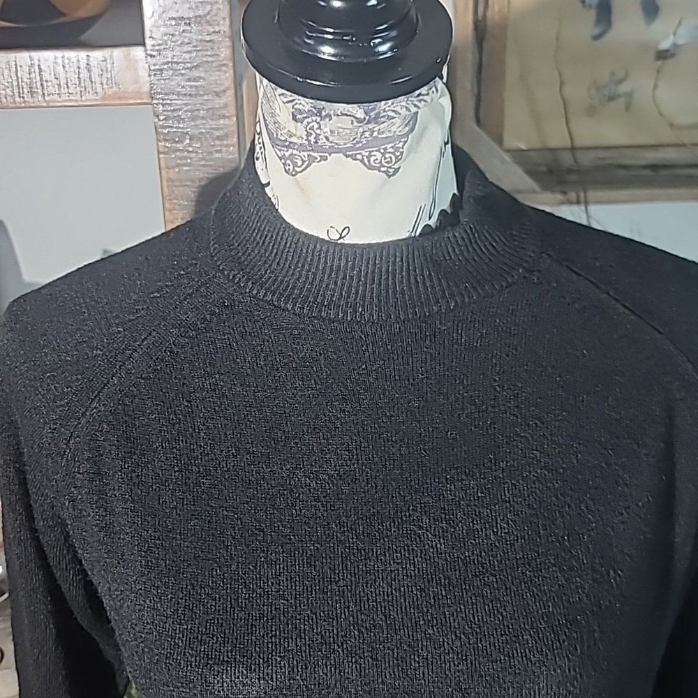 Karen Scott Zip Neck Black Knitwear - Picture 4 of 9